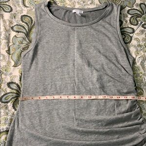 Leith ruched sleeveless dress NWOT